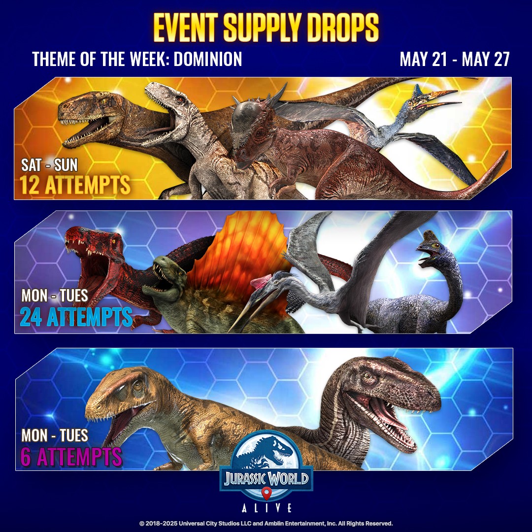 JWA EVENTS 台灣時間 05月21日~05月28日