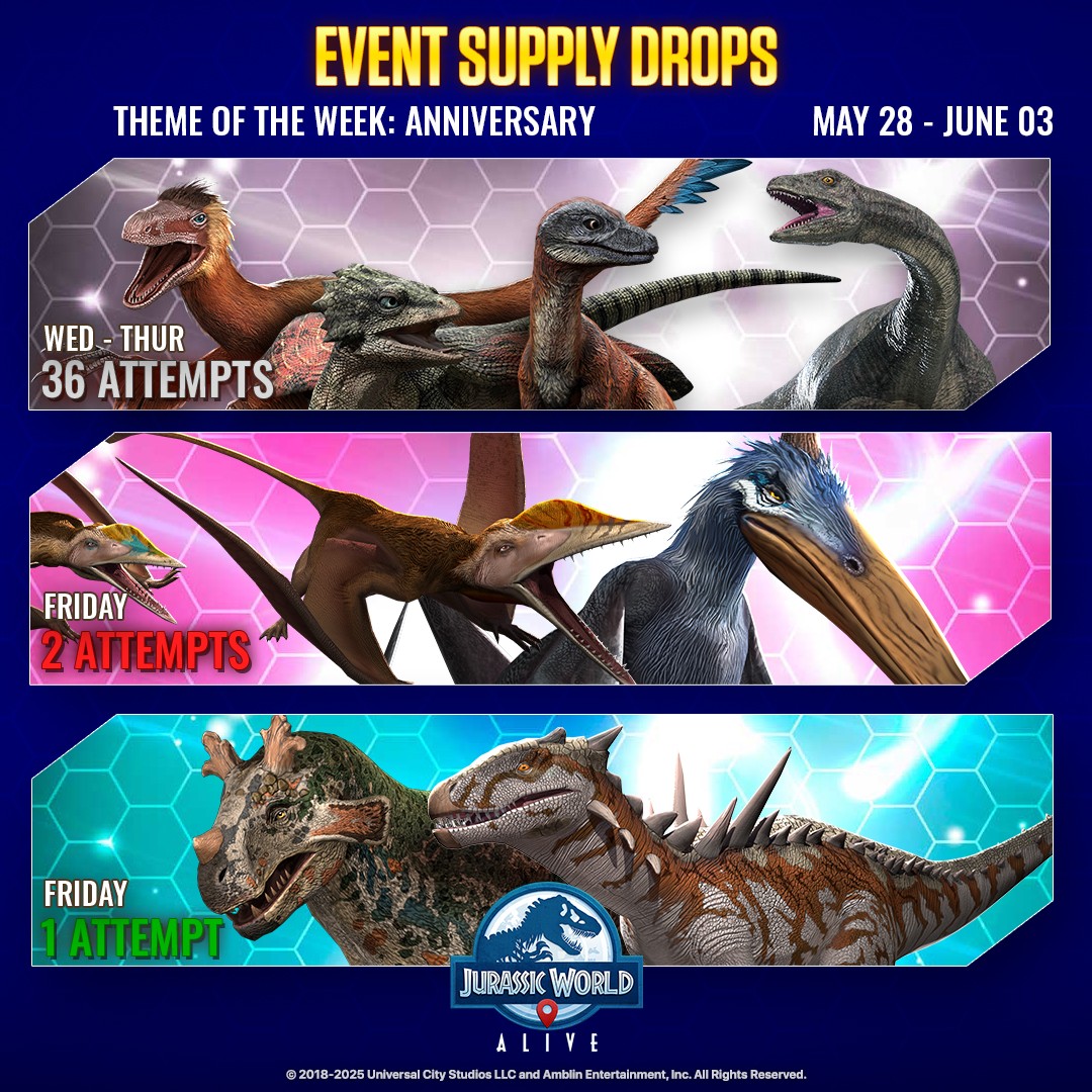 JWA EVENTS 台灣時間 05月28日~06月04日