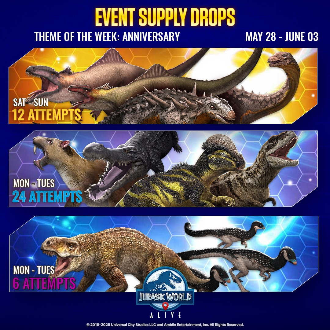 JWA EVENTS 台灣時間 05月28日~06月04日
