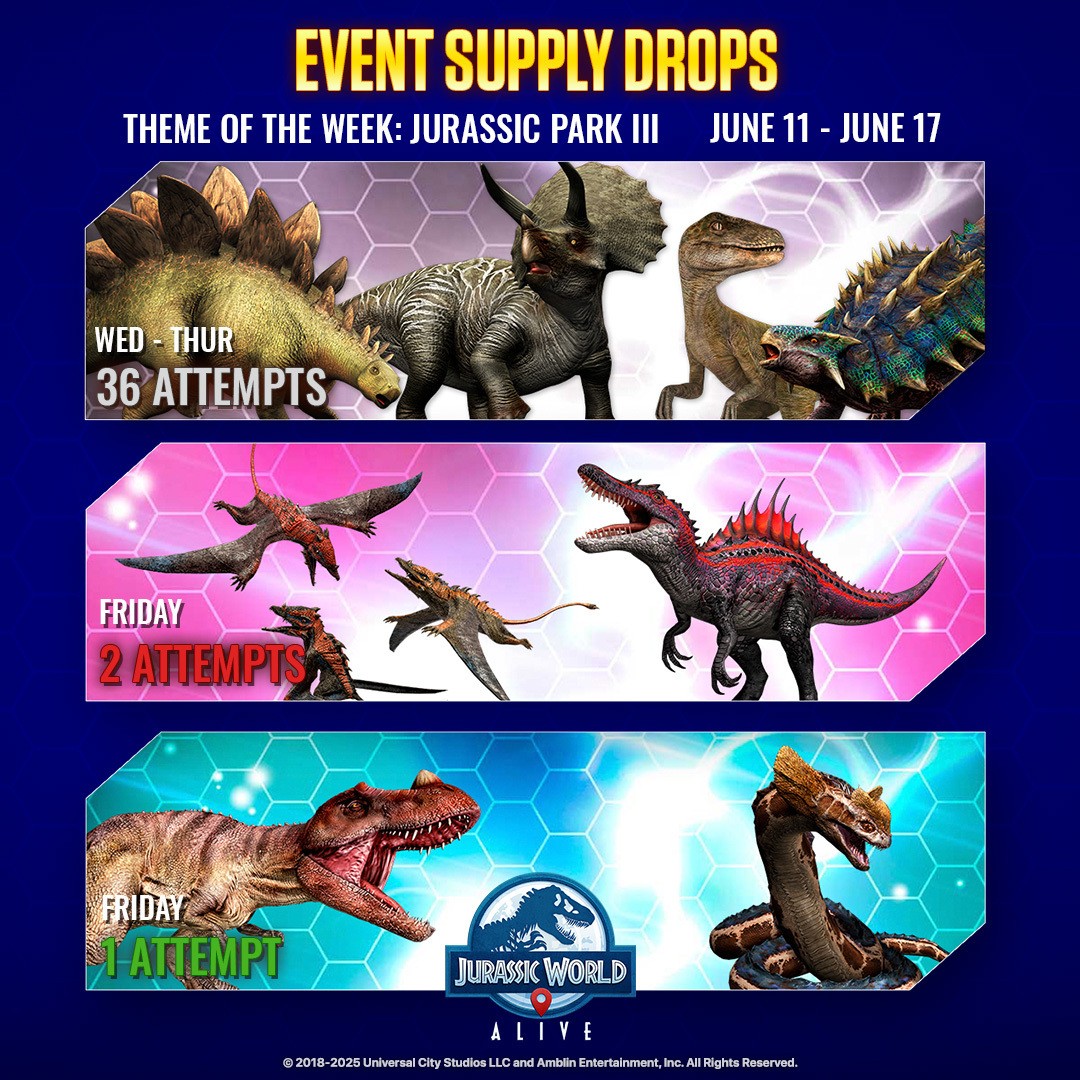 JWA EVENTS 台灣時間 06月11日~06月18日