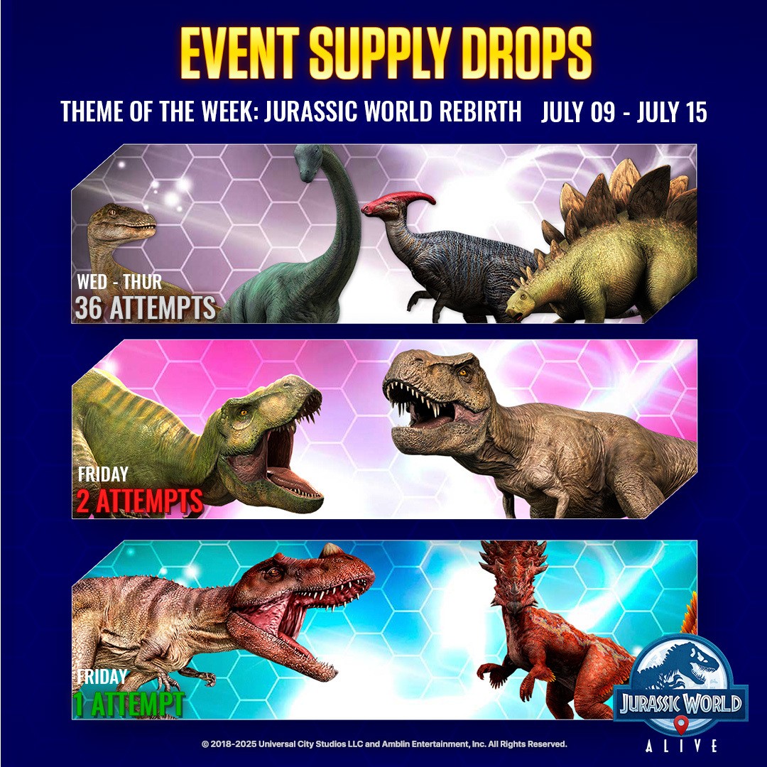 JWA EVENTS 台灣時間 07月09日~07月16日