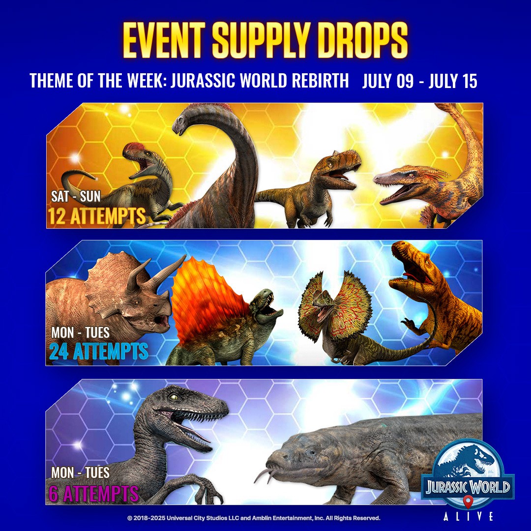 JWA EVENTS 台灣時間 07月09日~07月16日