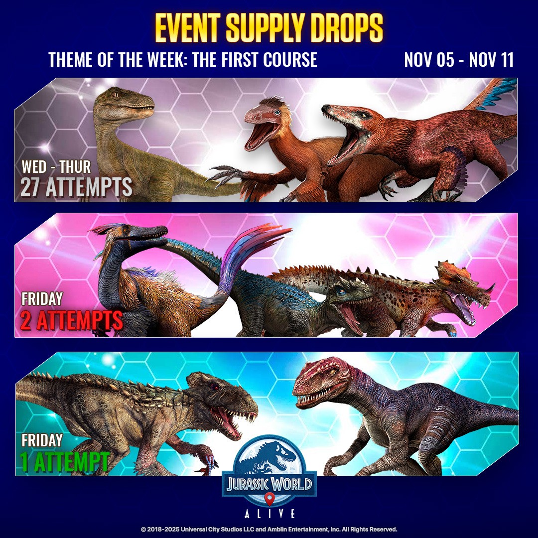 JWA EVENTS 台灣時間 1月05日~11月12日