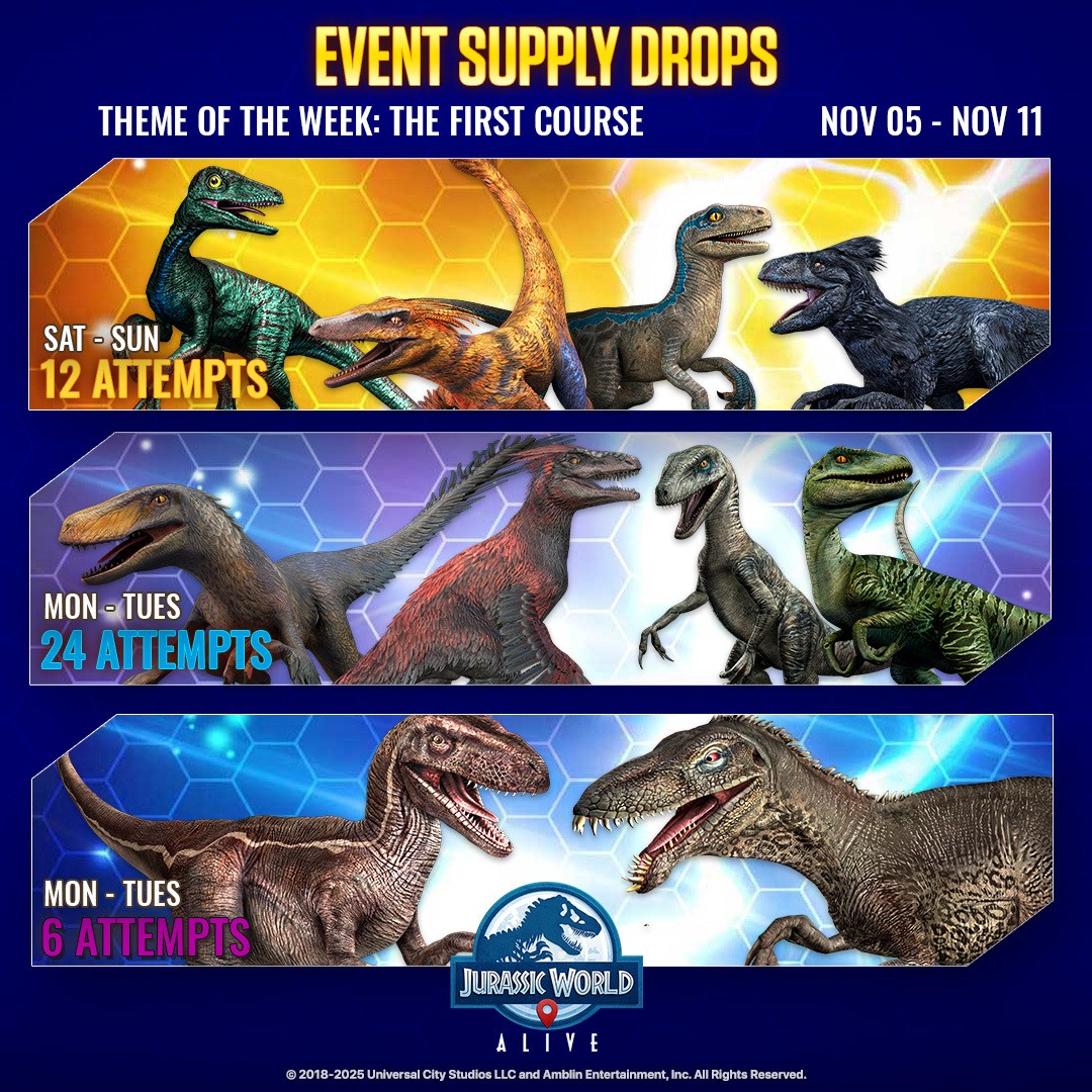 JWA EVENTS 台灣時間 1月05日~11月12日